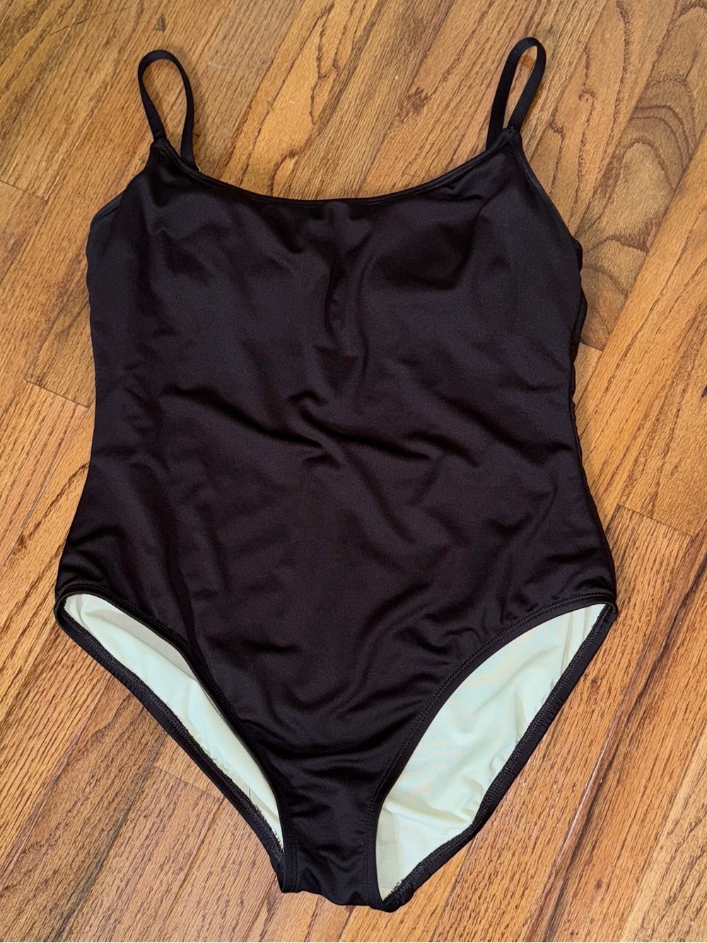 Anne Cole Chocolate Brown One Piece Vintage Swimsuit Size L
